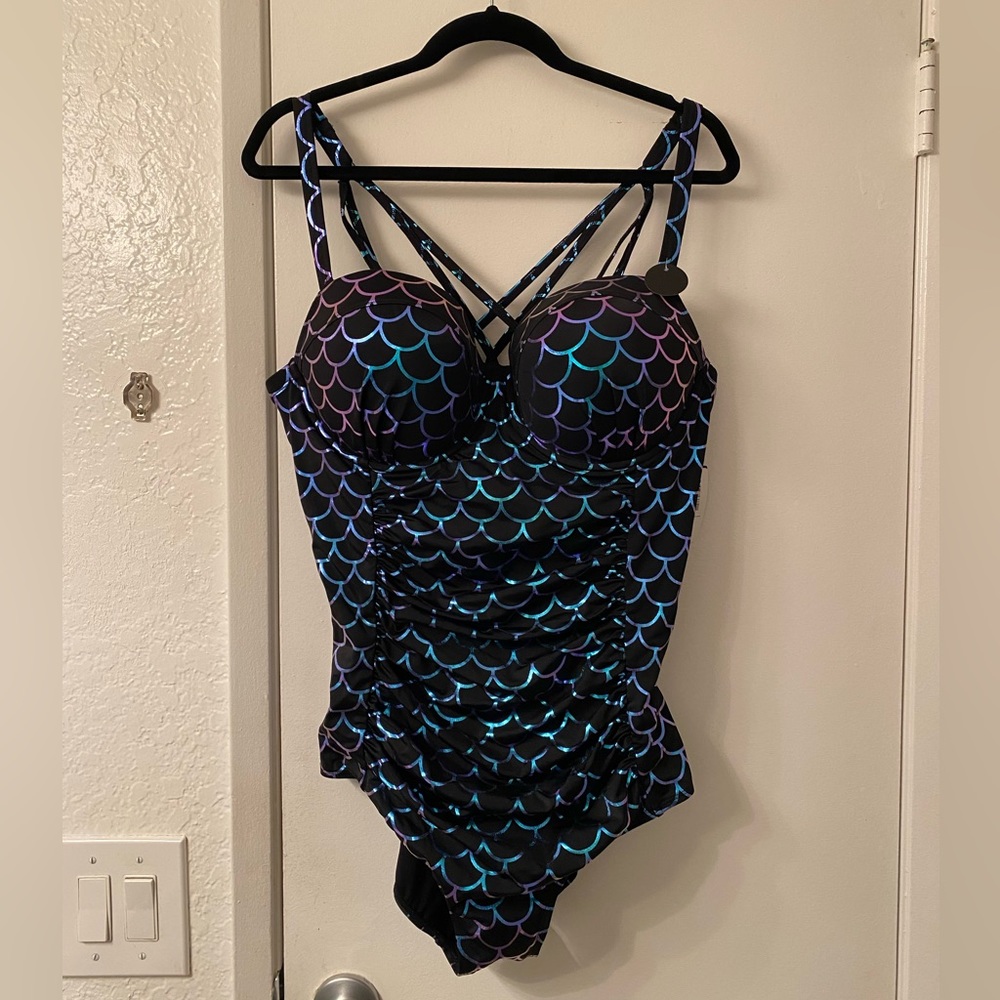Torrid Mermaid scale swimsuit